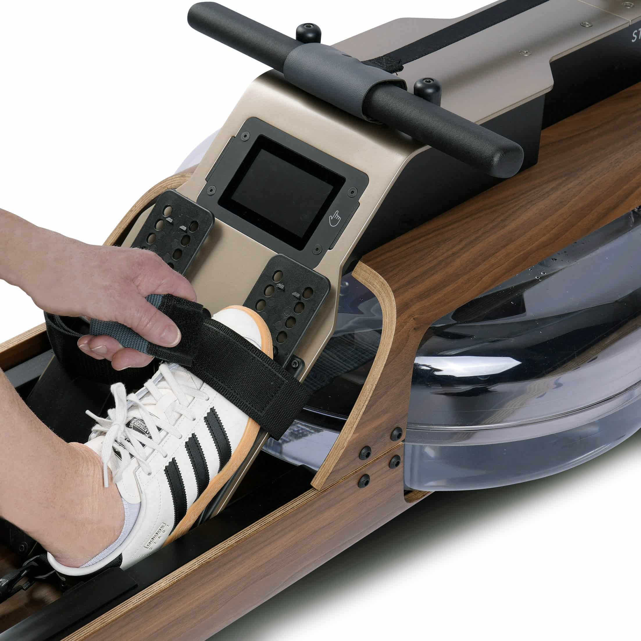 STIL-FIT Rudergeraet FLOW ONE-Walnuss Stemmbrett